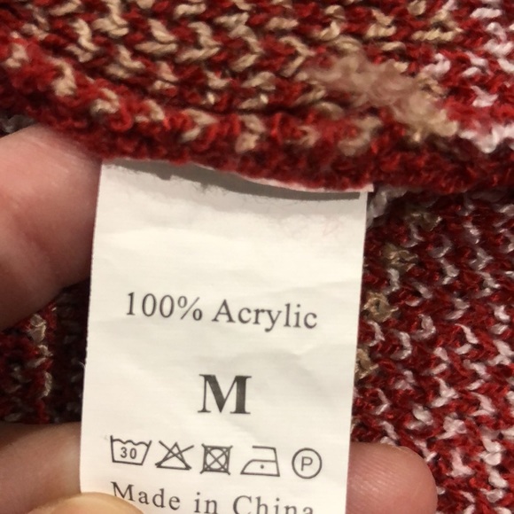 Like new! - AZTEC Print Open Placket Knit Cardi Sweater - Picture 6 of 10